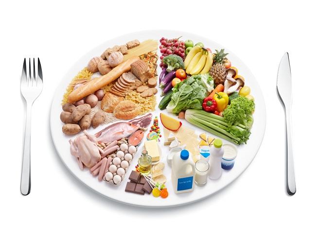 4가지 건강한 5가지 완벽한 식품을 균형 잡힌 영양 지침으로 대체